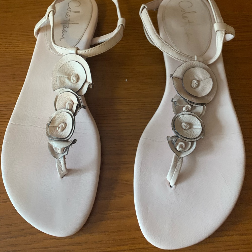 Soft pink Cole Haan Nike Air sandals